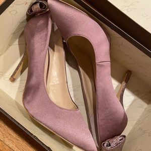 Glitter Heels with Bow